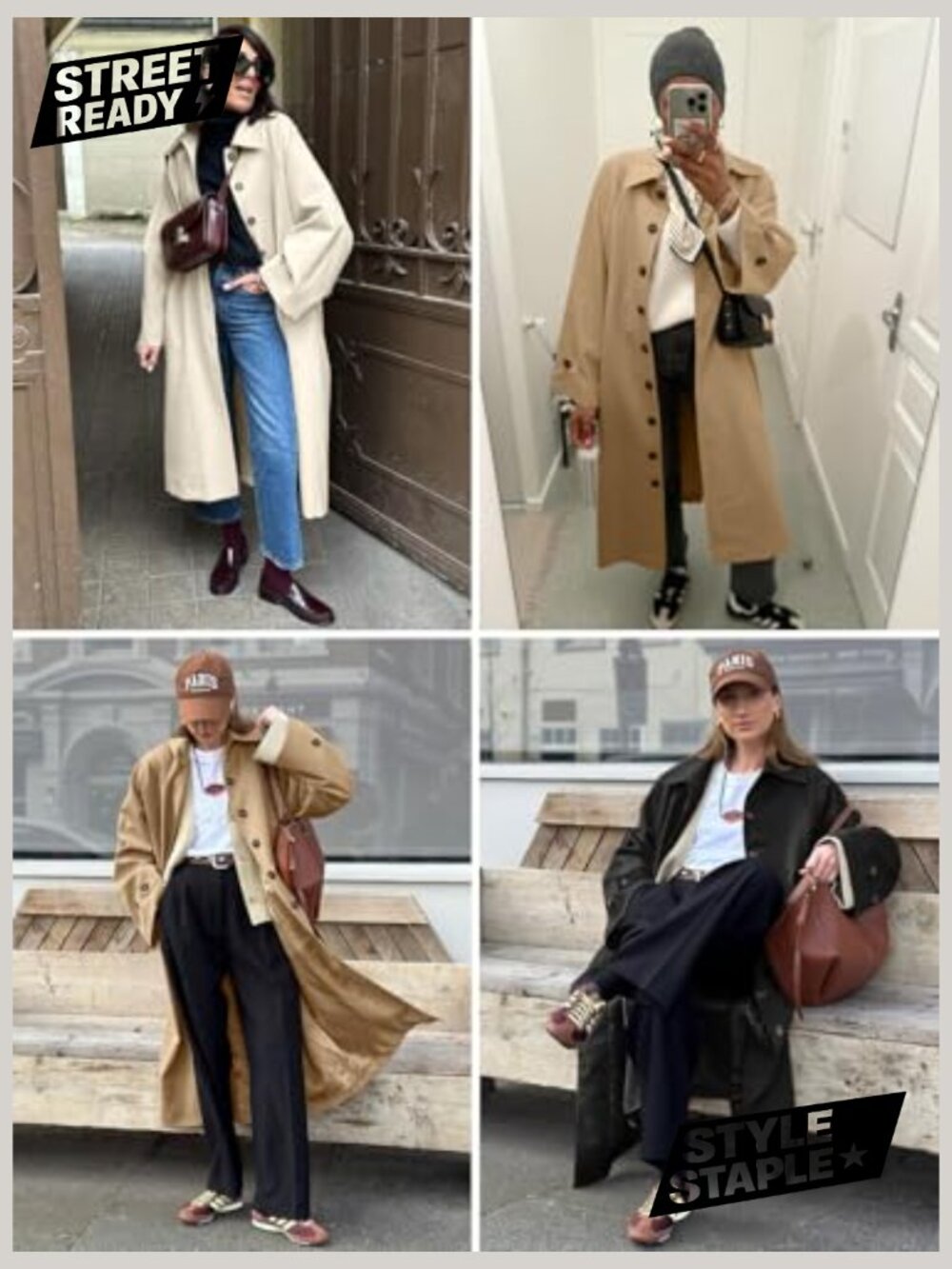Oversized Long Trench Coat Single Breasted Windproof Lapel Fall Overcoat - Picture 4 of 7